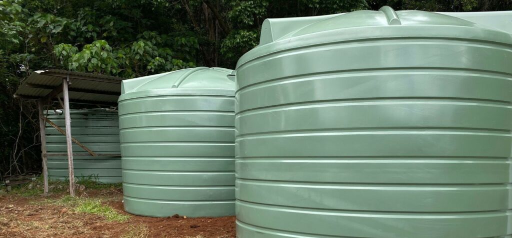 Newly installed septic tank systems