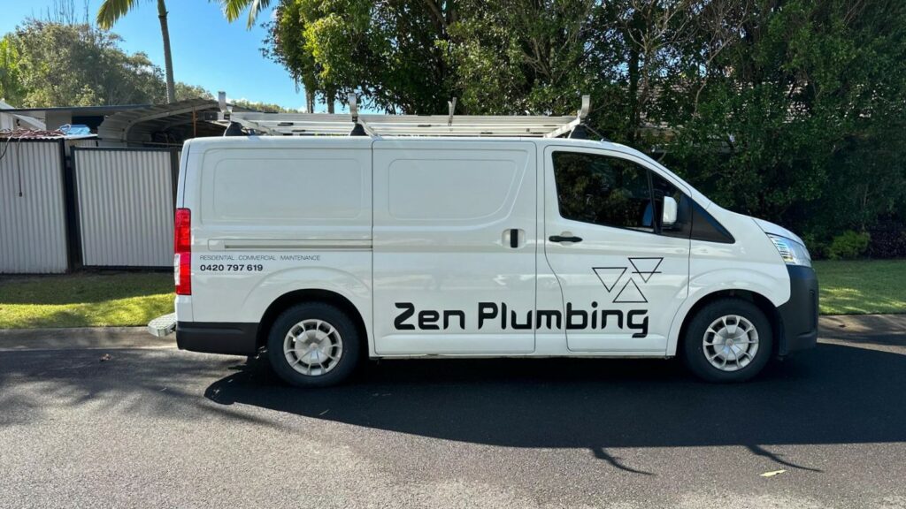 Zen plumbing white van