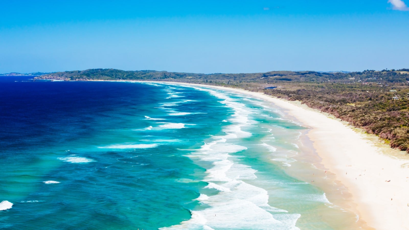 Tallows Beach In Byron Bay Australia